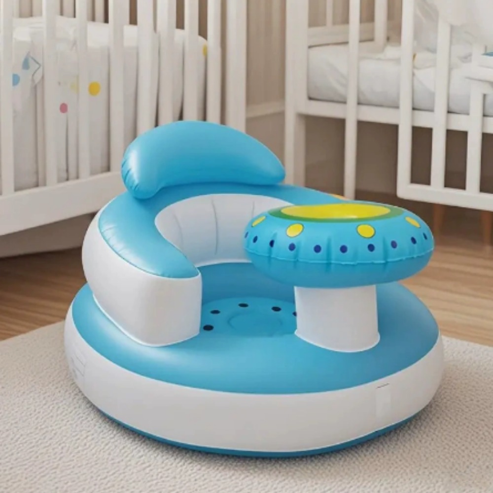 Baby Bath Tub Foldable - Kursi Bayi Tiup Lipat Portabel, Penyangga