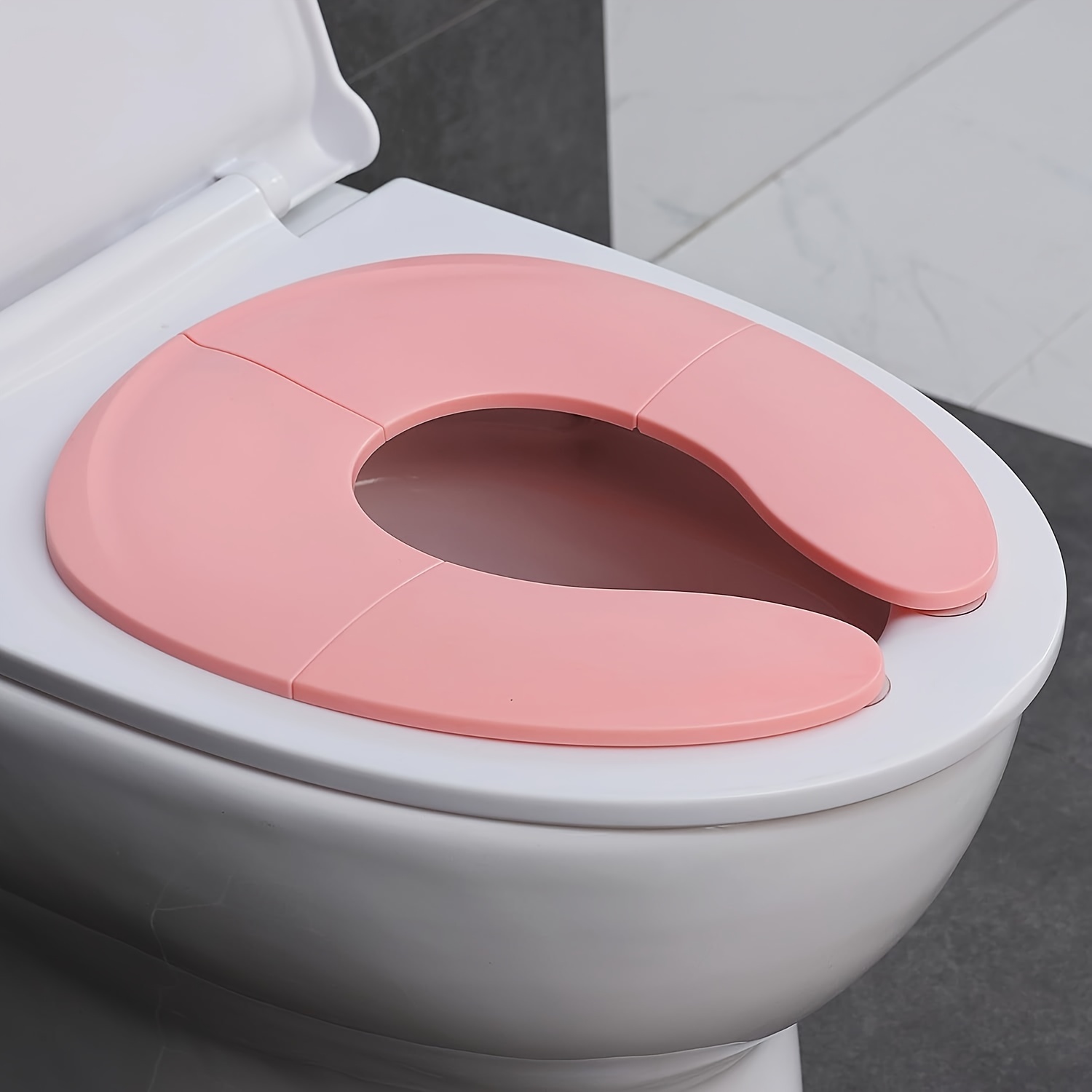 Toddler Potty Training Seat - Kursi Latihan Toilet Lipat Portabel dengan