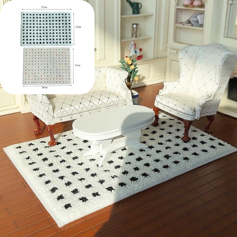Play Mat - 1: 12 Karpet Miniatur Rumah Boneka,