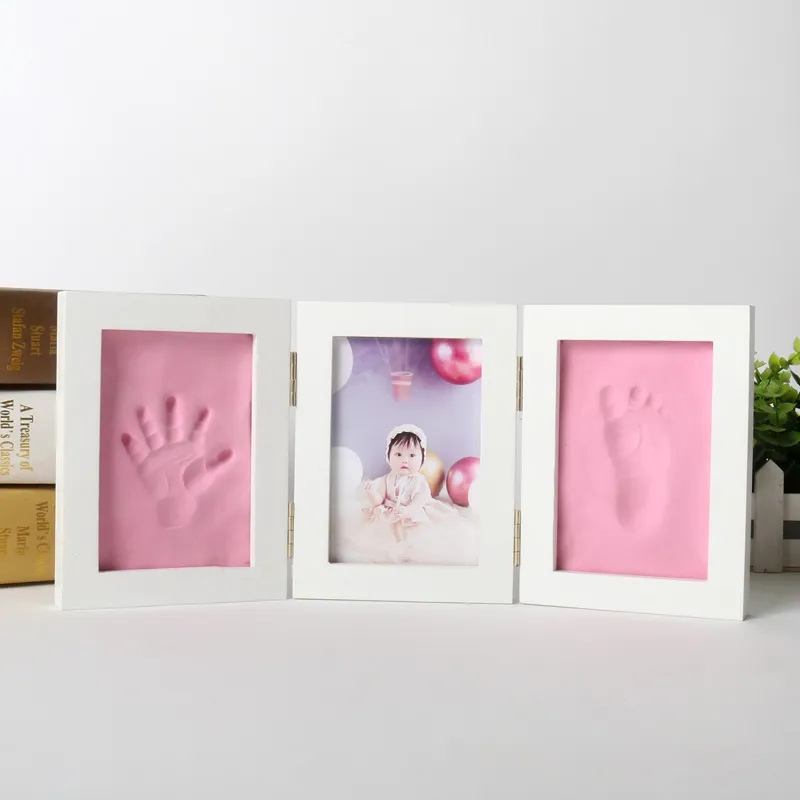 Baby Products Kit For Newborn - Bingkai foto jejak tangan bayi baru