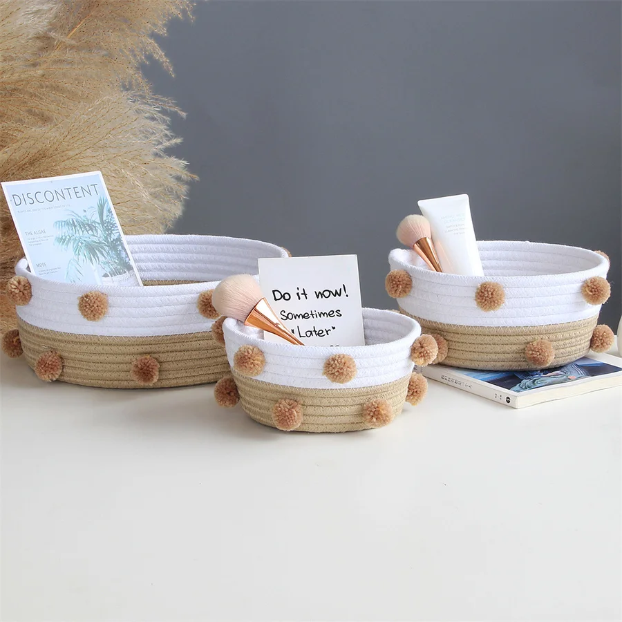 Baby Products Basket - Keranjang penyimpanan Desktop gaya Nordic alat