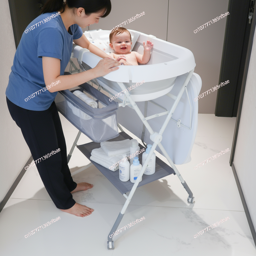Baby Bath Tub Foldable - Bak Mandi Bayi & Meja Ganti