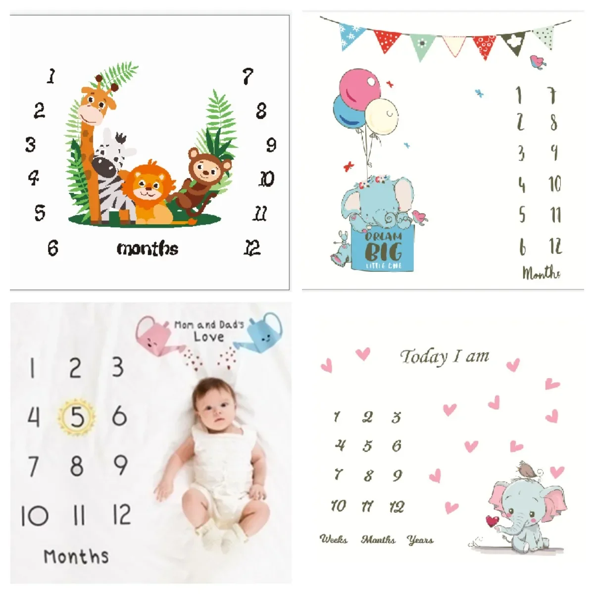 Play Mat - Selimut latar belakang karpet bermain bayi