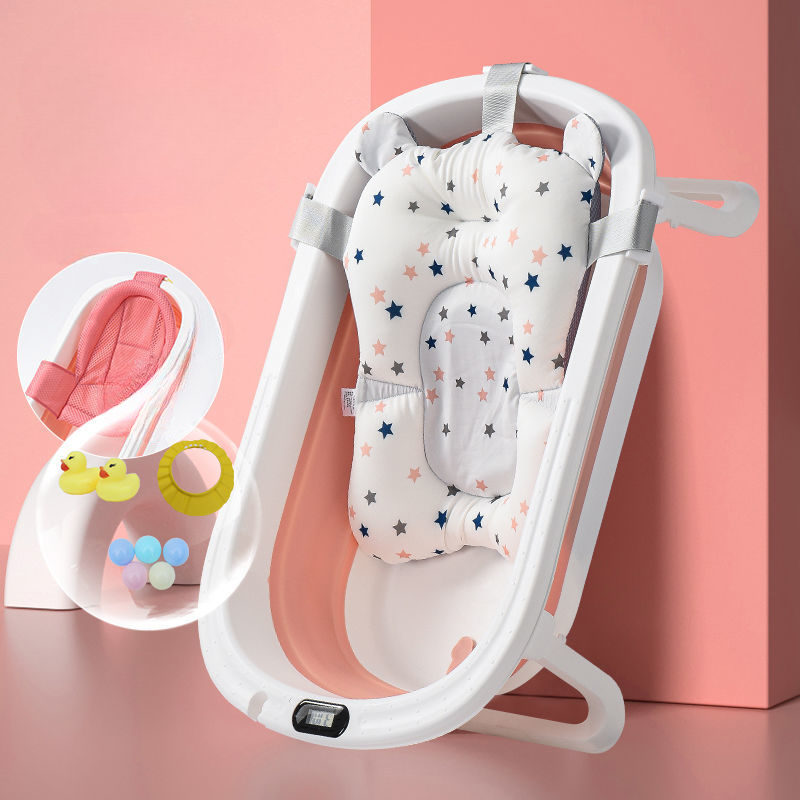 Baby Bath Tub Foldable - Bantalan Bak Mandi Bayi Portabel Bantalan