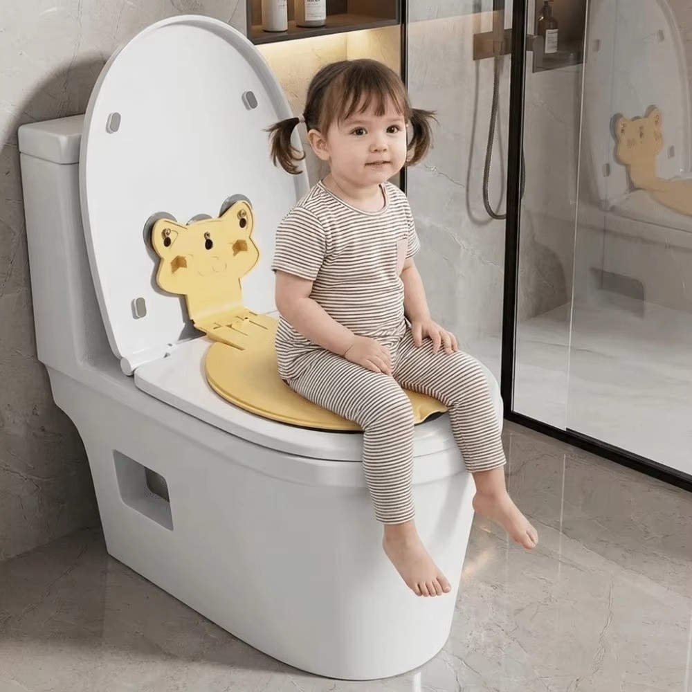 Toddler Potty Training Seat - Kursi Toilet Lipat untuk Balita, Anti