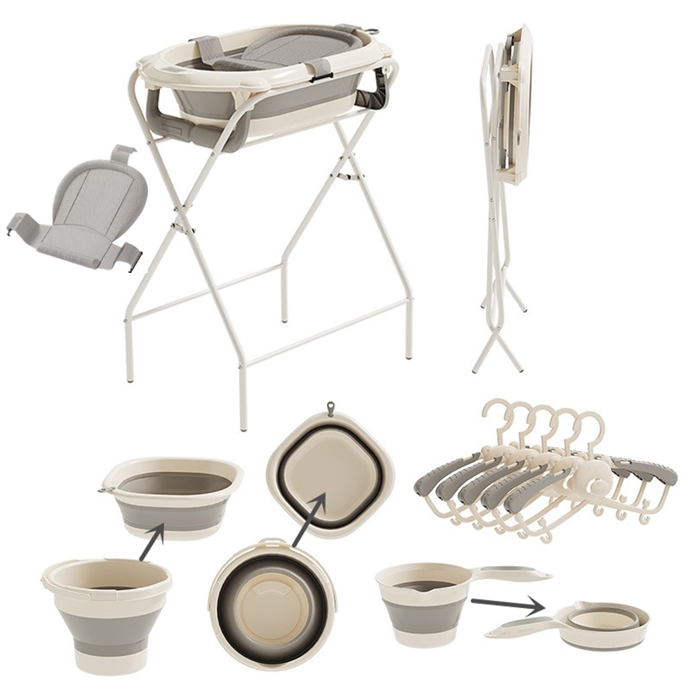 Baby Bath Tub Foldable - Set Mandi Bayi Lipat Serbaguna -