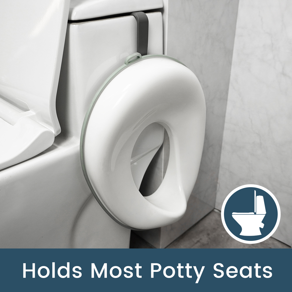 Toddler Potty Training Seat - Kursi Toilet Bayi dengan Pengait Penyimpanan