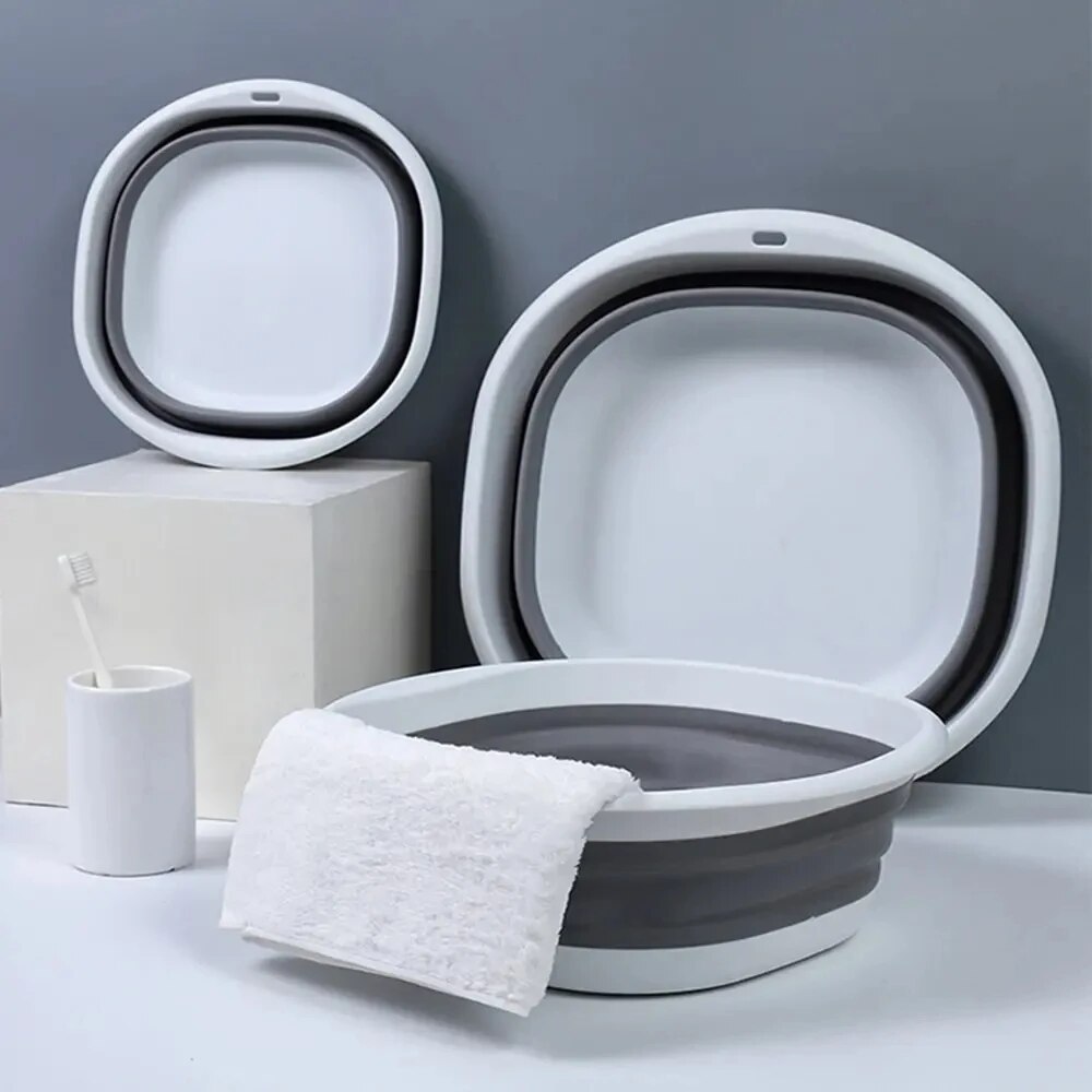 Wastafel plastik lipat portabe - Baby Bath Tub Foldable ulasan dan harga