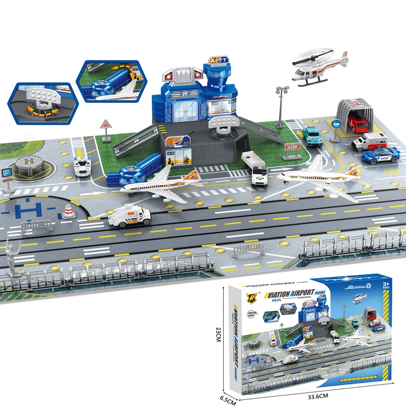 Set Mainan Pemandangan Bandara - Play Mat ulasan dan harga