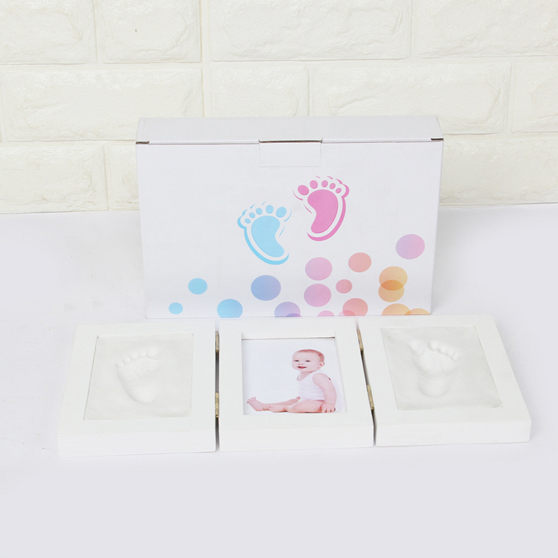 Bingkai foto jejak tangan bayi - Baby Products Kit For Newborn ulasan dan harga