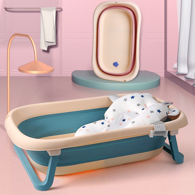 Bak mandi bayi lipat dengan ma - Baby Bath Tub Foldable ulasan dan harga