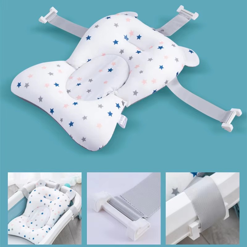Alas Duduk Mandi Bayi Anti-Sel - Baby Bath Tub Foldable ulasan dan harga