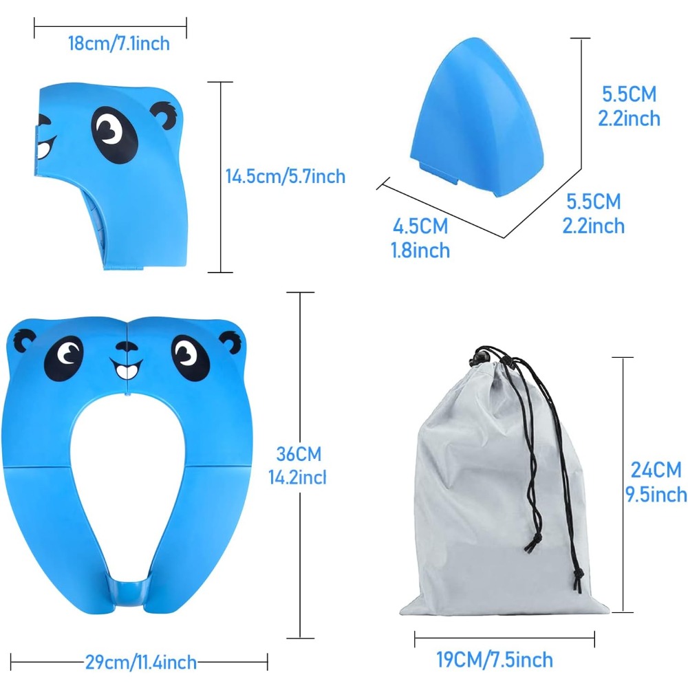 Alas Duduk Toilet Lipat Anti S - Toddler Potty Training Seat ulasan dan harga