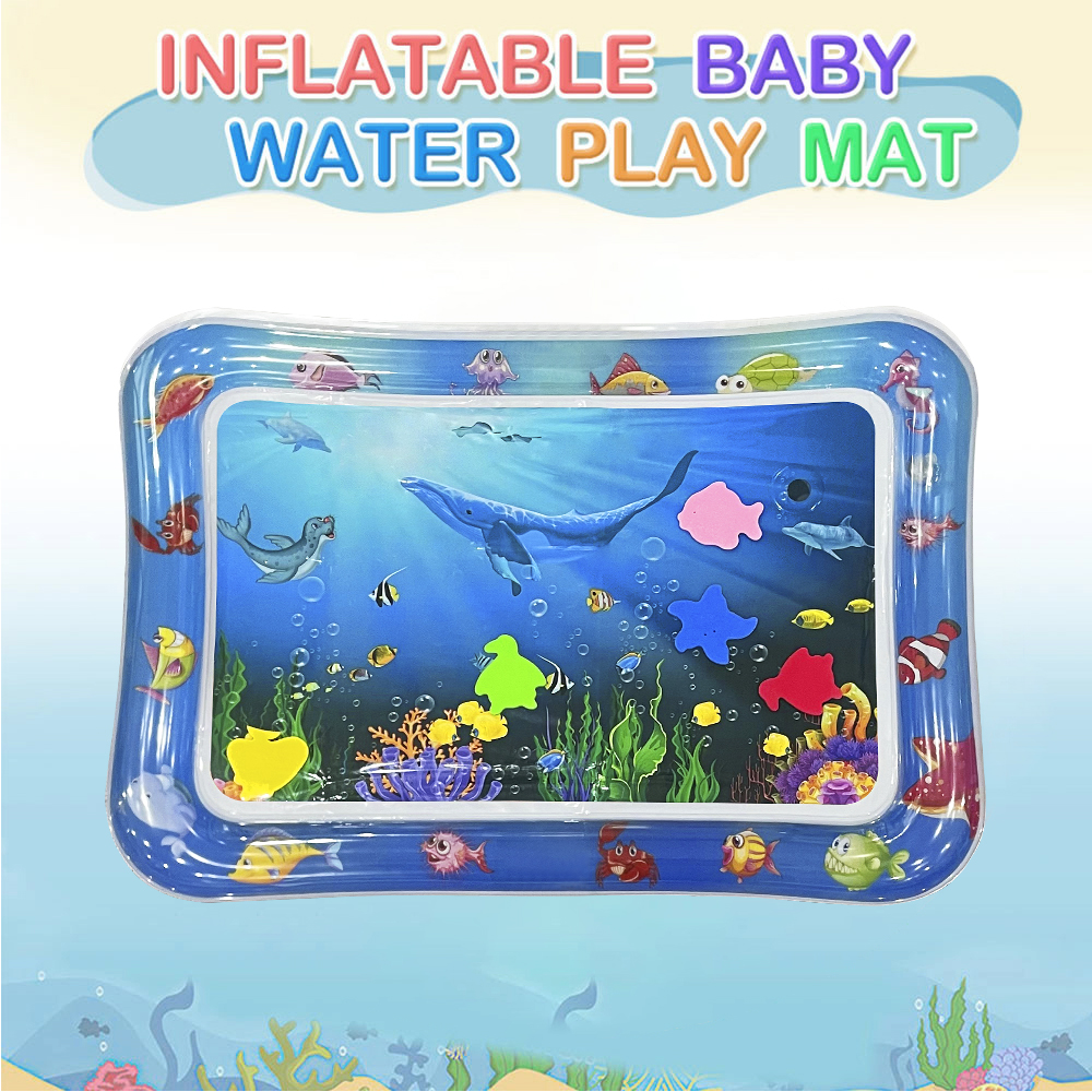 Matras Air Tiup Motif Hewan La - Play Mat ulasan dan harga