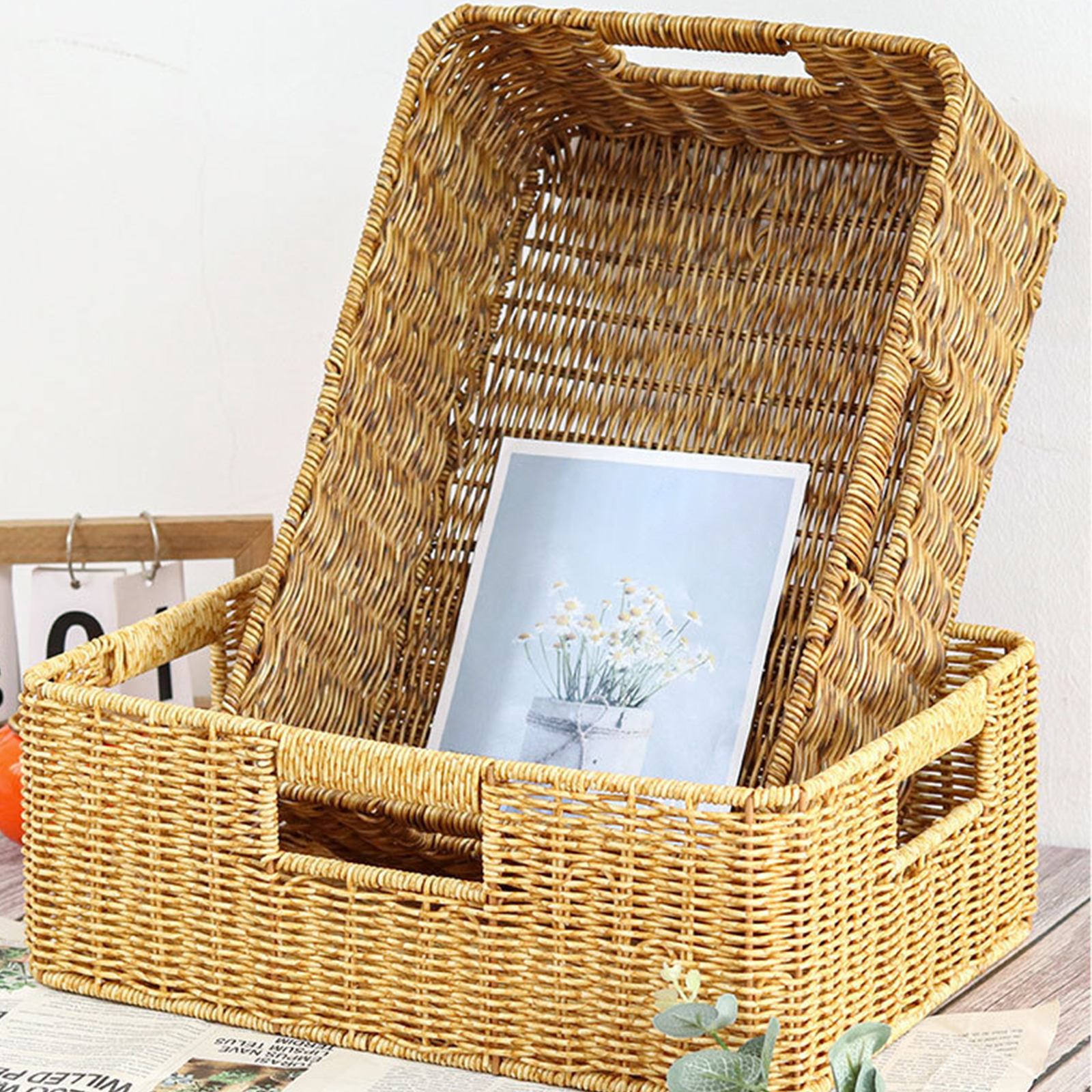 Keranjang penyimpanan rotan, k - Baby Products Basket ulasan dan harga