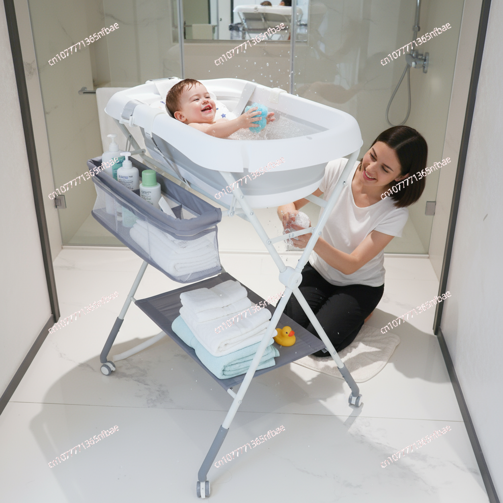 Bak Mandi Bayi & Meja Ganti Po - Baby Bath Tub Foldable ulasan dan harga
