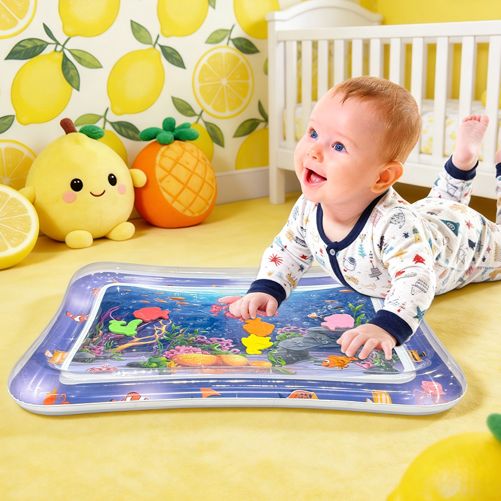 1 Tikar Air Tiup Tema Laut Gur - Play Mat ulasan dan harga