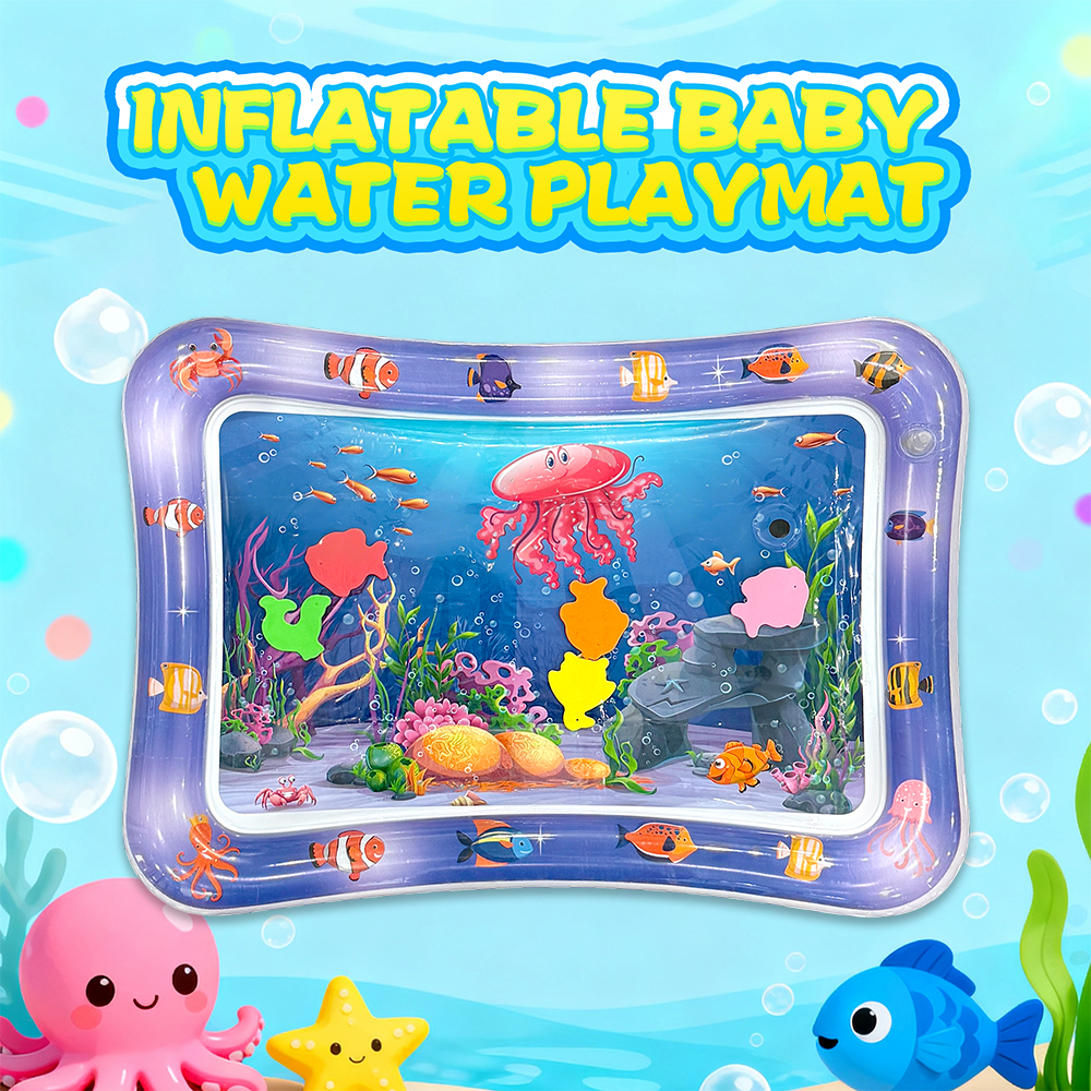 1 Tikar Air Tiup Tema Laut Gur - Play Mat ulasan dan harga