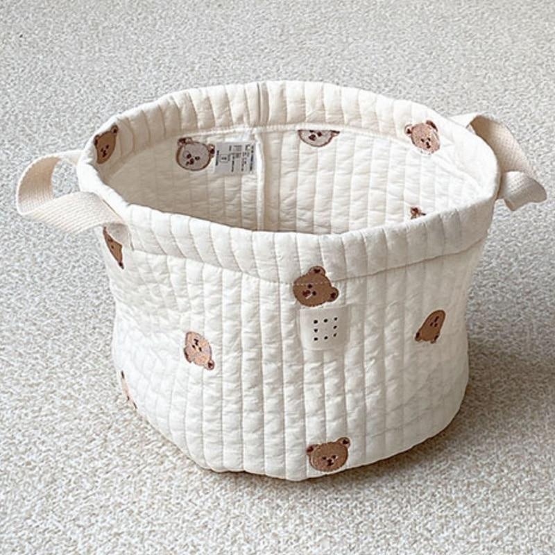 Tas popok bordir beruang lucu, - Baby Products Basket ulasan dan harga