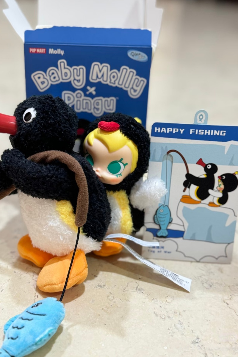 POP MART Baby Molly X Pingu Se - Baby Products Packaging ulasan dan harga