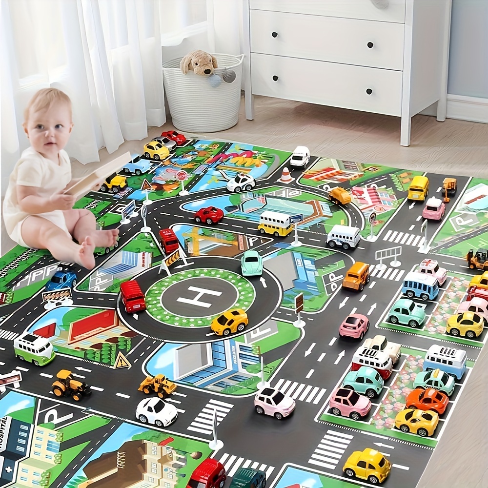 1 buah, tikar bermain lalu lin - Play Mat ulasan dan harga