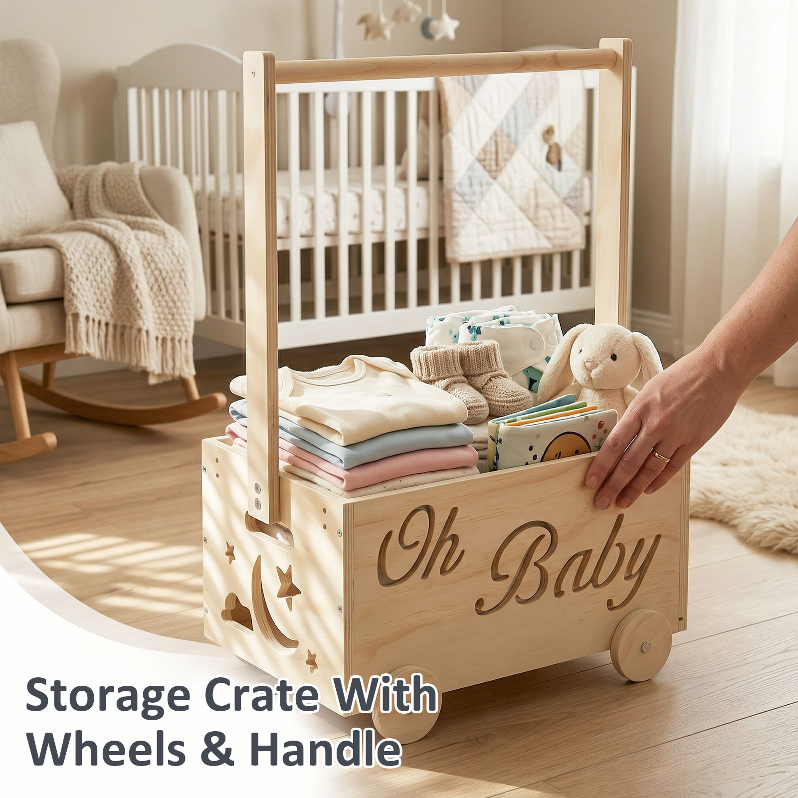 Keranjang Penyimpanan Produk B - Baby Products Basket ulasan dan harga