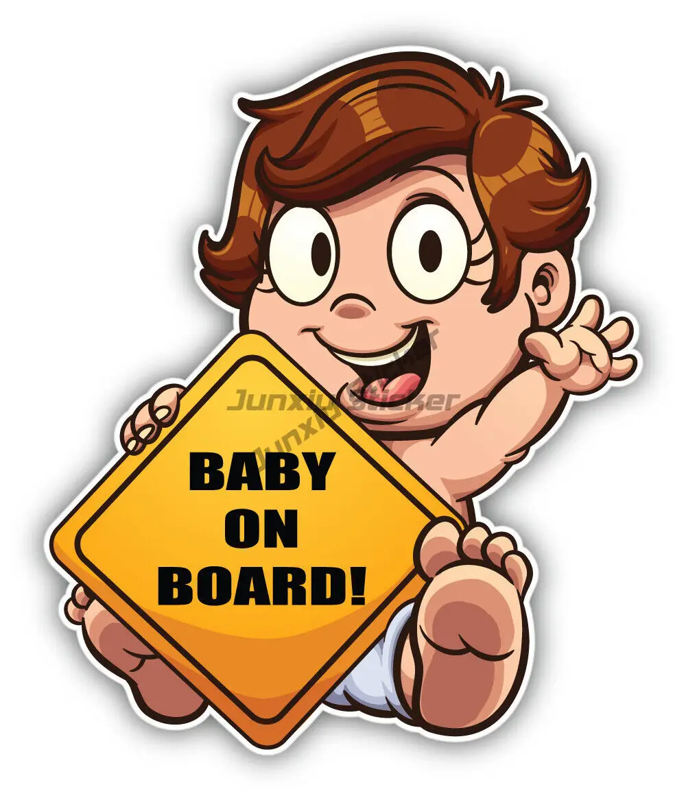 Stiker Vinyl Kartun Bayi di Da - Baby Products Packaging ulasan dan harga