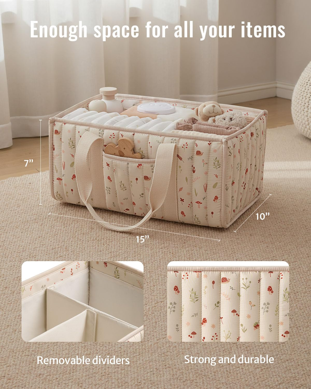 Keranjang Penyimpanan Popok, K - Baby Products Basket ulasan dan harga