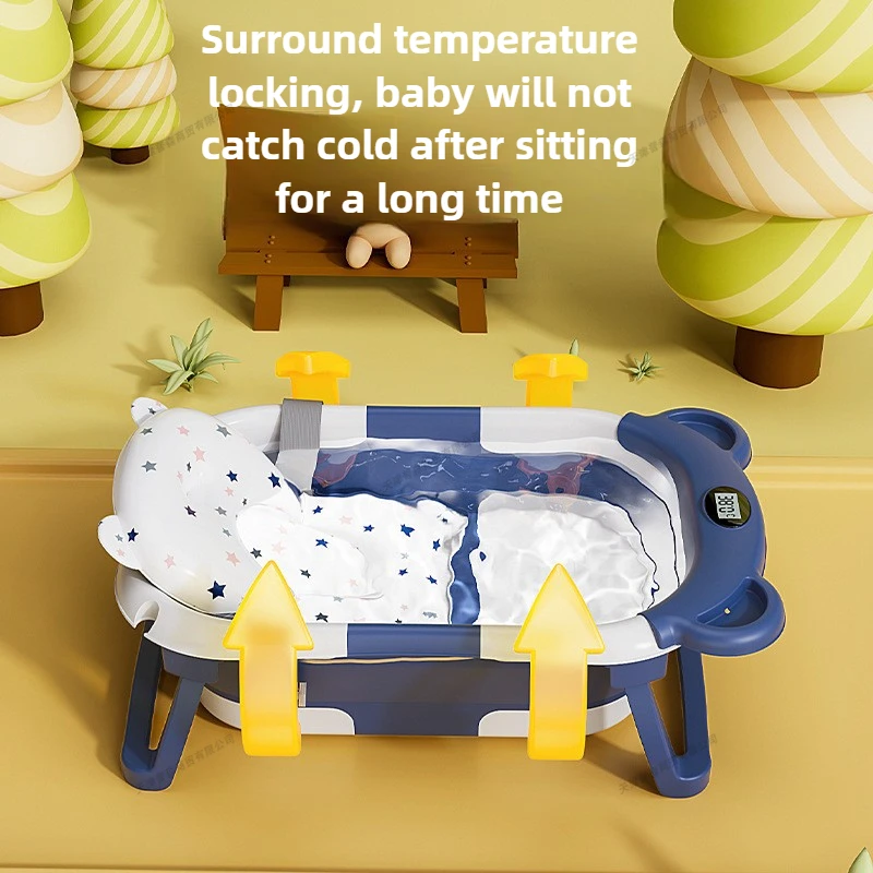 Bak Mandi Bayi Lipat dengan La - Baby Bath Tub Foldable ulasan dan harga