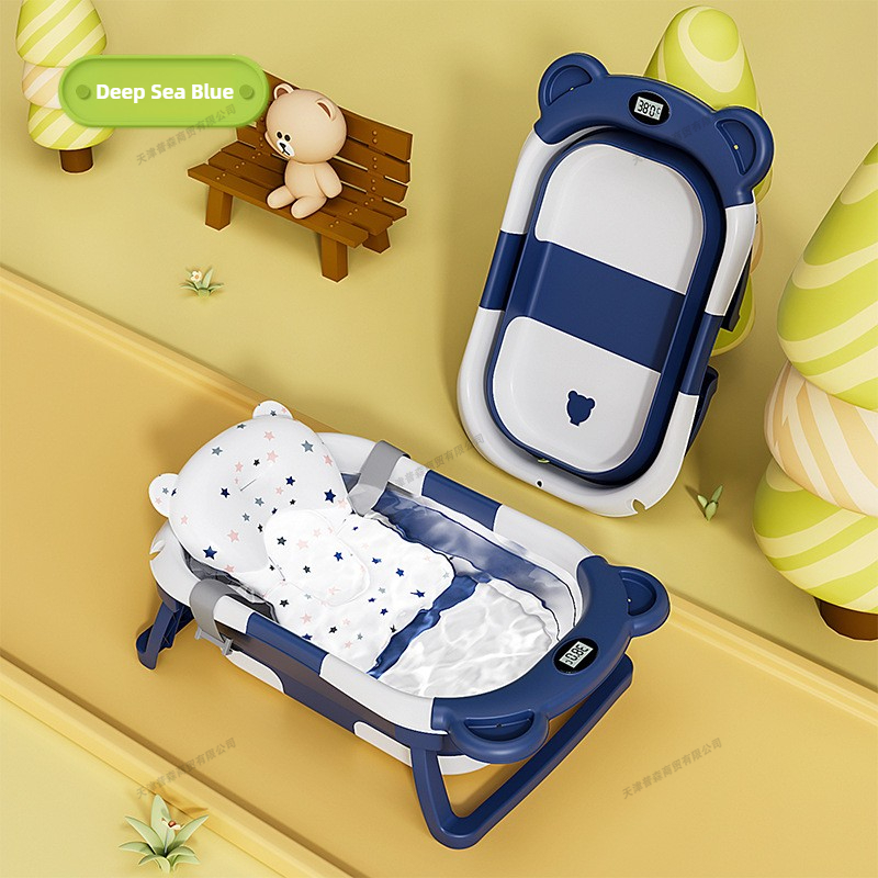 Bak Mandi Bayi Lipat dengan La - Baby Bath Tub Foldable ulasan dan harga
